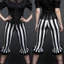 Quần Capri nữ Quần legging đáy chuông sọc mỏng vừa vặn thanh lịch để mặc hàng ngày