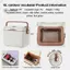 < WHPHous-t > Hộp làm mát di động nhẹ cách nhiệt để vận chuyển thực phẩm BBQ Bảo quản lạnh nóng Đẹp