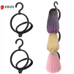 Giá đỡ tóc giả treo bằng nhựa Giá đỡ mũ Móc treo tóc giả di động cho nhiều tóc giả Giá đỡ phơi hiển thị Giá đỡ tóc giả màu trắng Dụng cụ tạo kiểu VN