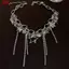 ECK Mới Phong Cách Punk Bling Bling Dây Xích Ngôi Sao sel Choker Nelace Cho Nữ Trang Sức Đảng Cổ Nelace HOT