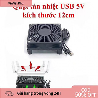 【COD】Quạt tản nhiệt USB 5V phù hợp với nhiều thiết bị, cung cấp giải pháp làm mát đơn giản và kinh tế cho setup điện tử.