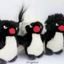 HK1 Ngẫu Nhiên 1 Rockhopper Penguin Plushie Kéo Ngỗng Pigtail Nhỏ Móc Khóa Túi Charm KH1
