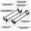 Cod 2pcs đa chức năng thép carbon bồn rửa sửa chữa cờ lê bồn rửa vòi cài đặt cho phòng tắm nhà bếp