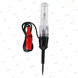 Bút kiểm tra điện áp PYCOU, Đầu dò kiểm tra mạch cầm tay trong suốt điện áp 6-12V, Đầu dò kim loại ổn định Máy kiểm tra điện ô tô đa năng Kiểm tra liên tục mạch