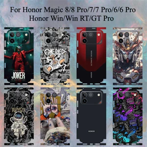 Dành cho Honor Win RT Magic 8 Pro 7 Pro GT Pro Nhãn dán mặt sau giấy mềm in thời trang / Phim bảo vệ danh dự / Micro Matte / Chống vân tay / Bảo vệ chống trầy xước
