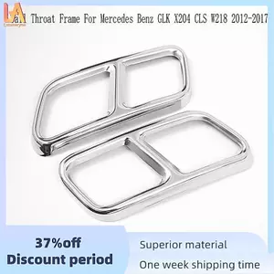 Thép không gỉ Phía Sau Kép Ống Hút Ống Viền Đuôi Họng Khung Cho X204 W218 2012-17