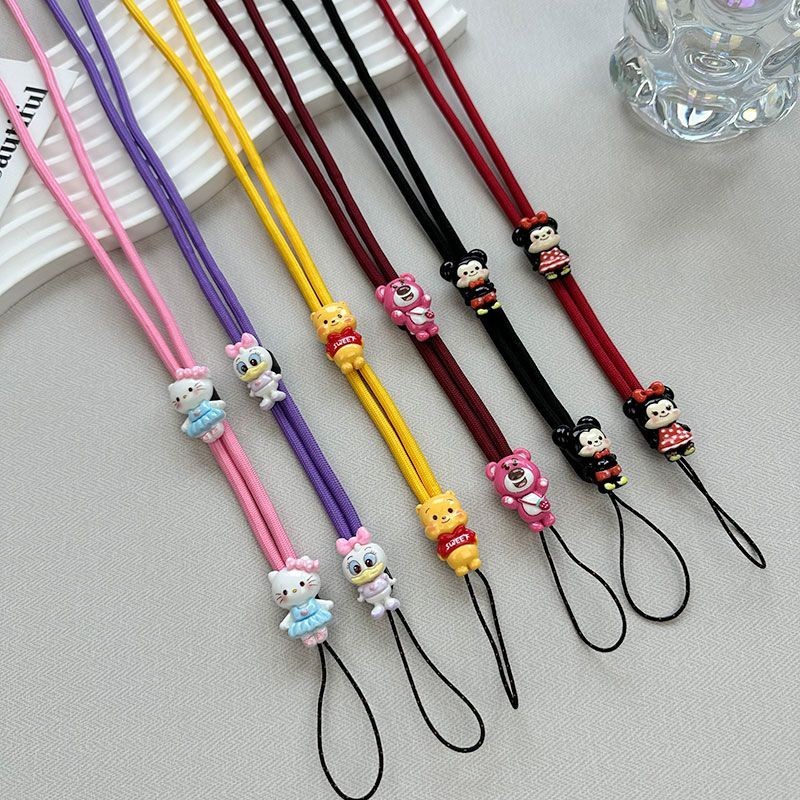 Dễ Thương Mèo Nhỏ Đeo Điện Thoại/Chìa Khóa/Thẻ ID, Vòng Cổ Tay, Dây Buộc Điện Thoại Di Động