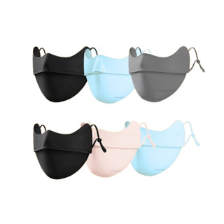 Combo 3 Khẩu Trang Vải Chống Nắng UV 5D UPF+ Unisex Chống Nắng Chính Hãng, Vải Lụa Băng Mềm Mịn Mát