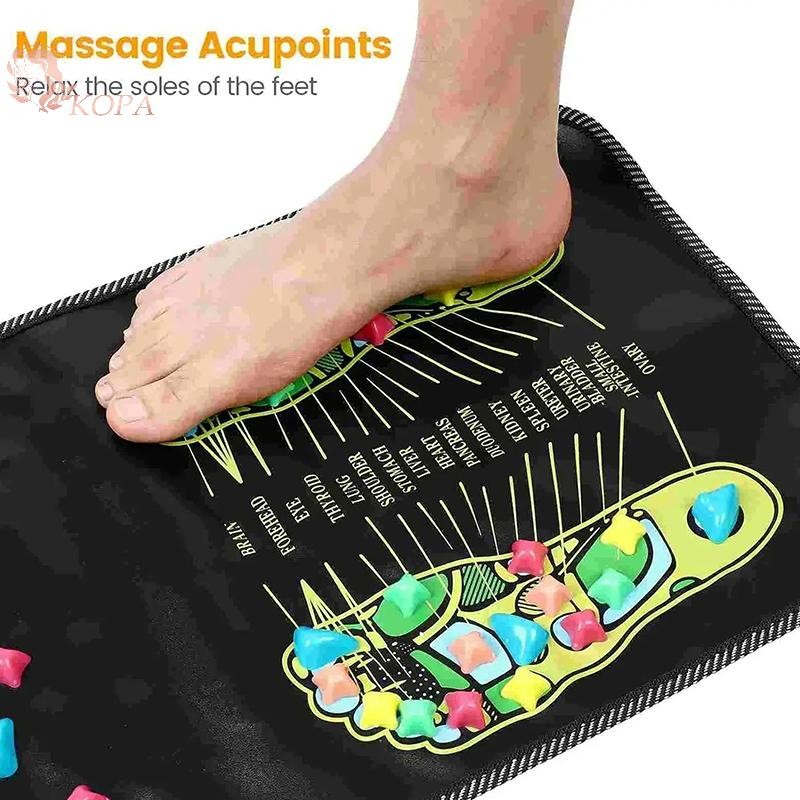 Thảm Massage chân KOPA - Thảm lót đường đá phản xạ bấm huyệt dành cho học sinh cao tuổi ngồi dài VN