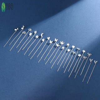 Bông tai chuỗi dài bạc S925 phong cách Hàn Quốc, đơn giản và tươi mới