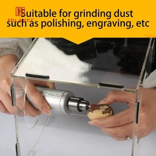 Hộp đựng bụi mài đánh bóng, Mũ trùm đầu chống bụi cho đánh bóng, khắc, bay bụi
