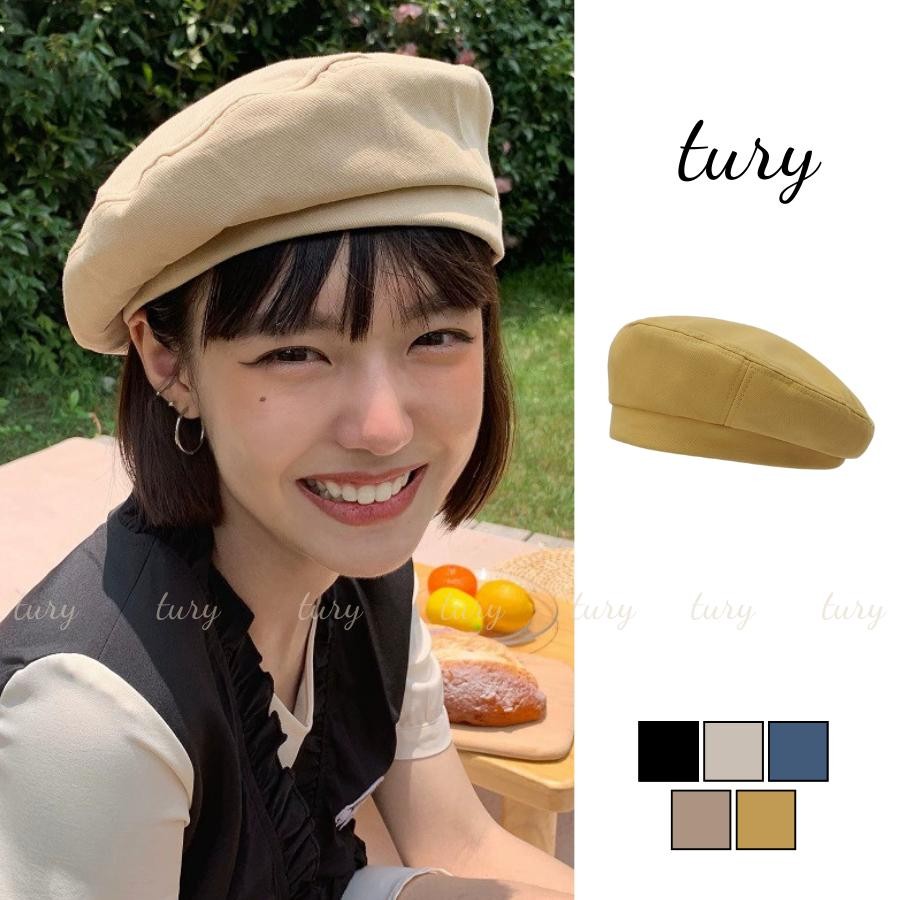 Mũ Beret Unisex Nam Nữ - Tury - Mũ nồi nữ TRƠN - MN013