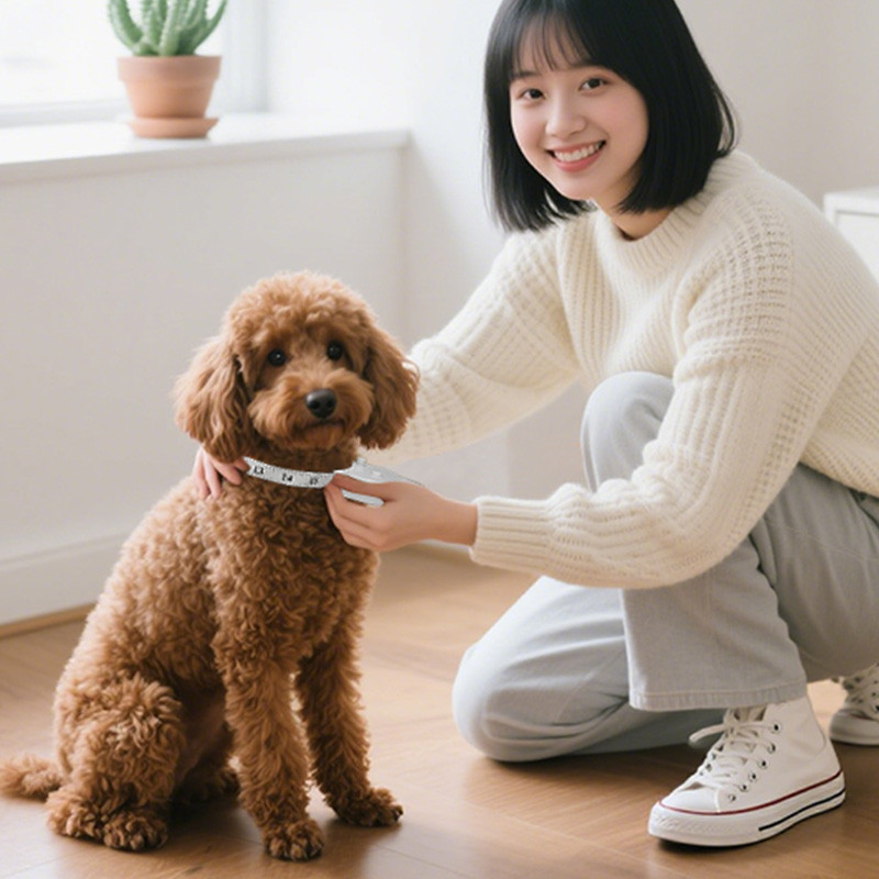 Băng đo thú cưng Khóa tự động Cân trong suốt Chống mài mòn để đo kích thước cơ thể