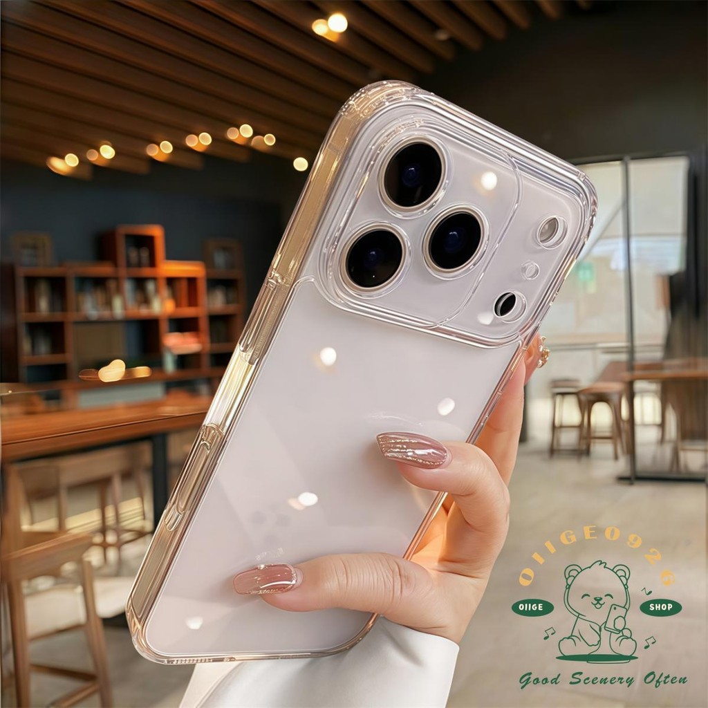 【 Ốp lưng iPhone17 】 Vỏ kính chống rơi Vỏ điện thoại iphone17 Pro Max 16 15 14 13 12 Vỏ cho vỏ iPhone Vỏ mềm silicon TPU chống sốc