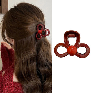 Kẹp Tóc Họa Tiết Rượu Vang Đỏ Cổ Tích, Chống Trượt - Phù Hợp Với Mọi Loại Tóc