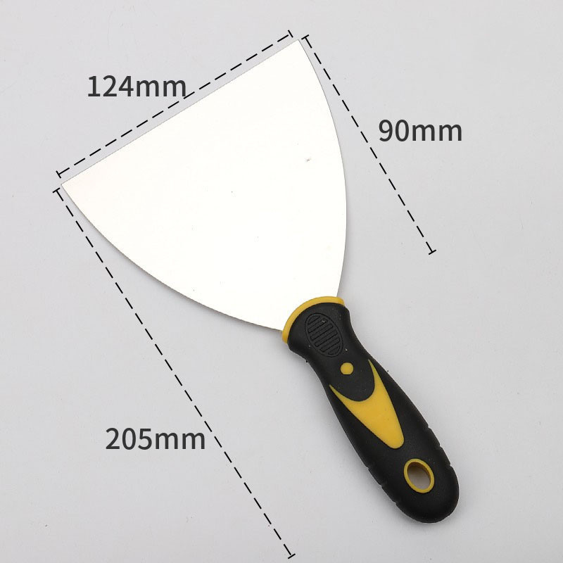 M7 Dao xúc bột bả cạo sàn Inox không gỉ Dùng cho thi công sơn Hiệu ứng đủ Size Chắc Bền Đẹp MALAN