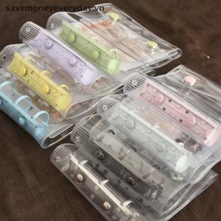 [savemoneyeveryday] Nail Art Piece Sách lưu trữ móng tay giả Khóa đôi 3 lỗ Thẻ Clip Bảng trưng bày Sách lưu trữ Album đơn giản DIY [vn]