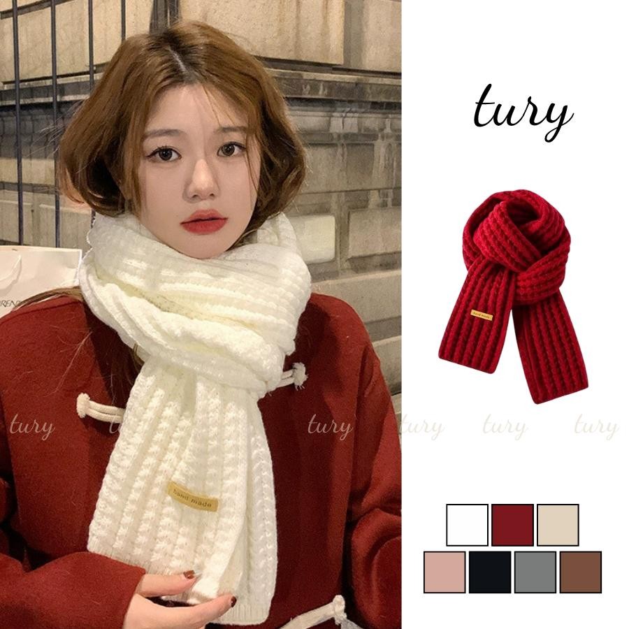 Khăn Choàng Cổ Len Unisex Nam Nữ - Tury - Khăn Choàng Cổ Len Giữ Ấm Trơn Thời Trang Thu Đông - LN004