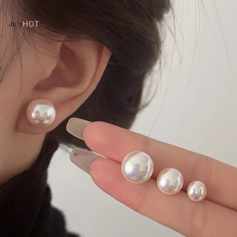 Bông tai ngọc trai thanh lịch dành cho bé gái, phù hợp với thời trang tiệc cưới