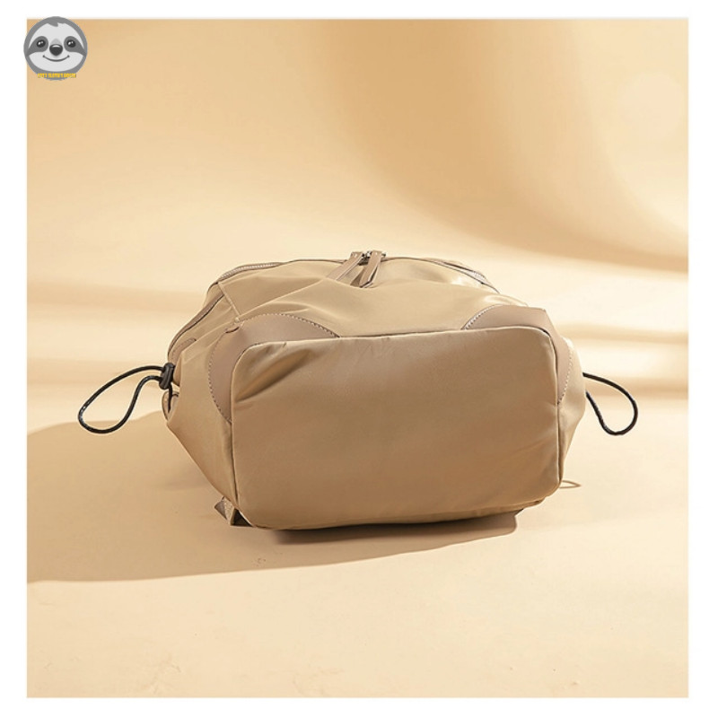 Phong cách Nhật Bản Phong cách Muji / Ba lô ba chiều có dây kéo ngang ba chiều Túi máy tính / Ba lô mẹ dung tích lớn / Ba lô giải trí du lịch