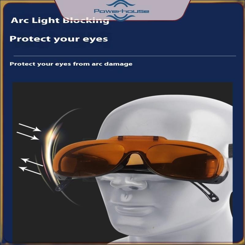 POWER Gas Argon Arc Hàn Kính bảo vệ năng lượng mặt trời Chống chói Đánh bóng an toàn Thiết bị bảo vệ mắt làm việc Kính thợ hàn.