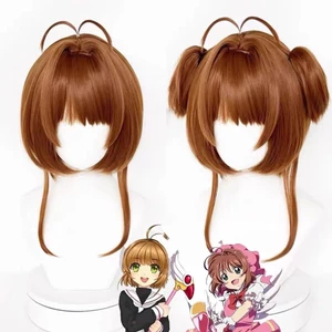 Cardcaptor Sakura Anime Hàng hóa KINOMOTO SAKURA Cosplay Tóc giả