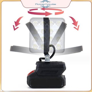 ĐIỆN Cho 18V Pin Li-ion Đèn LED Làm Việc 3 / 4 Inch Đèn Pin Di Động Khẩn Cấp Đèn Cắm Trại.