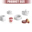 Treeling Có Thể Tái Sử Dụng Silicon Thủ Công Khuôn Trái Tim Áo Len Trang Sức Bảo Quản Bình Cốc Khuôn Cho Các Dự Án Xi Măng Và Trang Trí Nhà