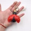 Exhila Ladybeetle Thiết Kế Móc Khóa Da Mềm Nhẹ An Toàn Đóng Cửa Cho Chìa Khóa