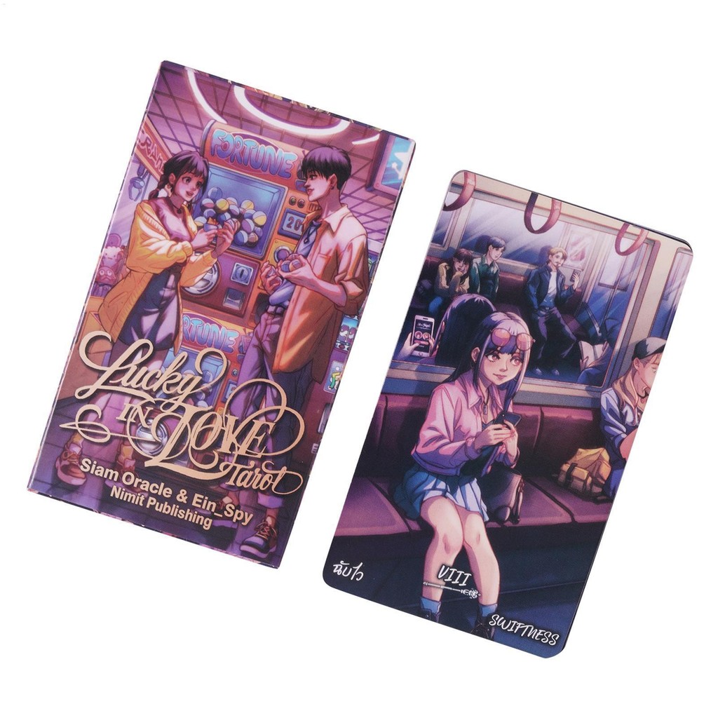 Lucky In Love Tarot Deck Lãng Mạn Tình Yêu Tình Yêu Thẻ Tarot Ngôi Sao Cổ Điển Vận May Kể Đồ Chơi saixit2vn