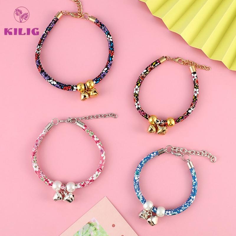 Cửa hàng tốt nhất Vòng cổ hoạt hình đầy màu sắc có thể điều chỉnh với cổ áo an toàn cho chó con Mèo con Phụ kiện thú cưng mới