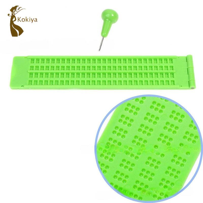 Bảng chữ nổi Braille Bảng ngón tay Viết nhẹ để suy nhược thị giác
