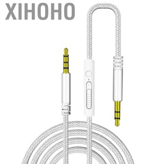 Xihoho Cáp âm thanh Xihoho 3,5mm tích hợp trong mic nam để có độ bền cho xe điện thoại (màu đỏ)
