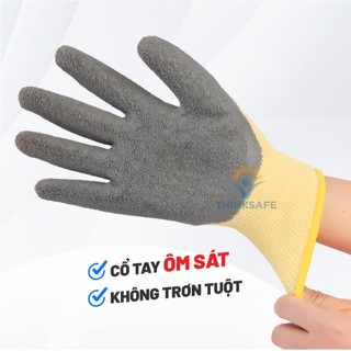 Găng tay cách điện 400V cho thợ điện, chống trơn, chống mài mòn, phủ cao su, bảo vệ cách điện áp thấp