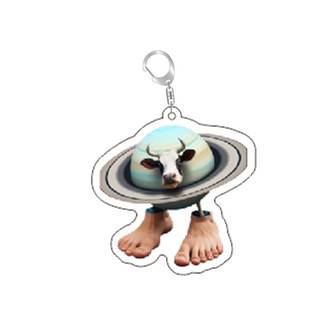 Italian Brainrot Funny Acrylic Animal Keychains Ring Bag Car Women Men Jewelry Children Pendant Jewelry Accessory