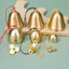 Hợp Kim Giáng Sinh Chuông Gió Chuông Trung Quốc Nút Thắt Mặt Dây Chuyền Cửa Treo Móc Khóa Phụ Kiện diy Handmade Chất Liệu Trang Trí Mặt Dây Chuyền Phụ Kiện