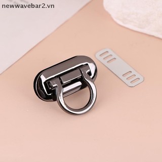 [Mới] Khóa xoay kim loại bầu dục, khóa xoắn cho ví/túi xách DIY, phần cứng thủ công