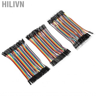 hilivn Bộ dây nhảy 10 cm đầy màu sắc 40pin M đến F cho Breadboard