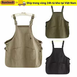 Tạp dề bảo hộ lao động phục vụ BAMBOOB, Tạp dề vẽ tranh phong cách Nhật Bản chống bẩn, Quần áo làm việc gia đình chống thấm nước cho thợ cắt tóc quán cà phê