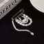 PNPIA- Thổ Cẩm Ngọc Trai Giả Cho Bộ Đồ Vintage sel Dây Xích Pin Nam Nữ zer Ve Áo Trang Trí Văn Phòng Kinh Doanh Họp Trang Sức