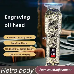 Bộ Có Thể Sạc Lại Trẻ Em-Áo Tóc Salon Tóc Tông Đơ Cắt Tóc Hộ Gia Đình Cắt Tóc JBRY