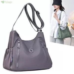 Túi đeo vai YOLOGO, Túi đeo chéo nhiều túi có dây đeo dài, Túi đeo chéo cao cấp bền bỉ trọng lượng nhẹ dành cho nữ