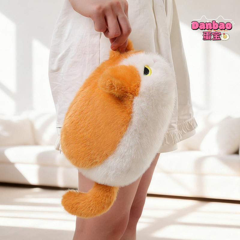 [DANBAO] Ngáy Sneaking Kitten Đồ chơi sang trọng Búp bê mèo đen dễ thương Búp bê an ủi mèo Xiêm Chất liệu mềm Quà tặng cho trẻ em Quà tặng sinh nhật Đồ chơi DANBAO