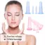 Trong Kho 4Pcs Silicone Cupping Massage Set Cho Khuôn Mặt, Cổ, Mắt & Cơ Thể Chống-Điều Trị Lão Hóa Cá Tuyết