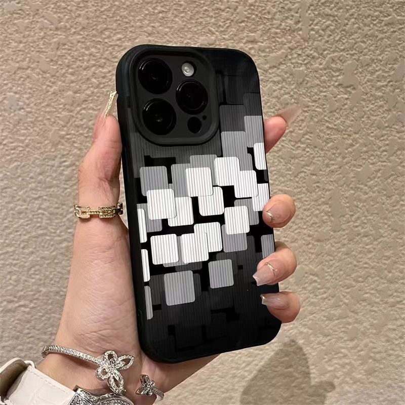 Ốp lưng cây dừa chữ Anh cho iPhone 17/15/13/12/11/XR/8 Plus/Pro/Pro MaxVân sao chổi nếpgấp