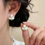 Phong cách đi lại, đa năng, thiết kế kiểu thả, đơn giản, bông tai nữ