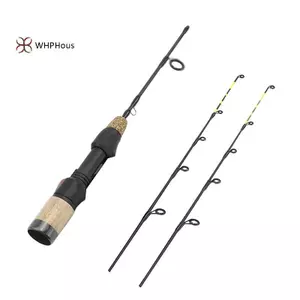 < WHPHous-t > 60cm 2 Đầu Cần Câu Cá Băng Mùa Đông Câu Chuyện Cực Carbon Cực Băng Cần Câu Cá Đẹp