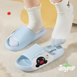 Spike Price Chính Hãng PINGU Dép Gia Đình Vui Nhộn Dễ Thương Chim Cánh Cụt Hoạt Hình Gia Đình Giày Sandal Chống Trơn Trượt Quà Tặng Giá Trị Cao * - & -