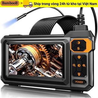 Camera nội soi BAMBOOB, Camera Borescope 4.3 Inch 1080P HD, Camera kiểm tra chống nước đa chức năng IP67 16.4FT cho động cơ ô tô