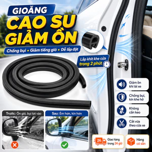 ⚡Ship Nhanh⚡Giảm ồn gioăng cao su cửa ô tô | Chống bụi gioăng cách âm niêm phong | Dễ lắp đặt gioăng cửa xe đa năng